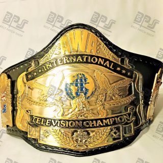 AWA International Television Heavyweight Wrestling Championship Title Belt
