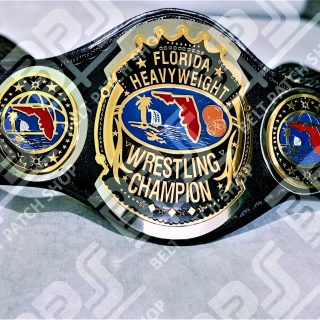 NWA 80's Florida World Heavyweight Wrestling Championship Title Belt