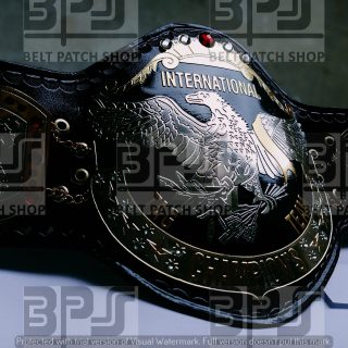 NWA International Tag Team Heavyweight Wrestling Championship Title Belt