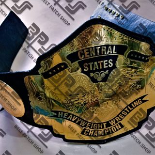 NWA Central State Heavyweight Wrestling Championship Title belt